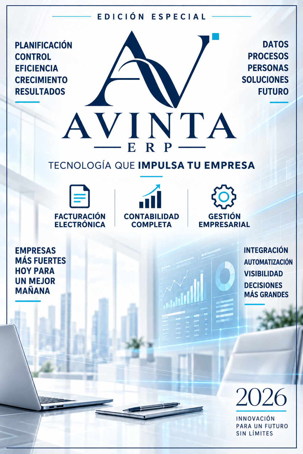 Presentación editorial de AVINTA ERP